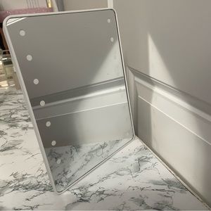 Small vanity mirror with lights